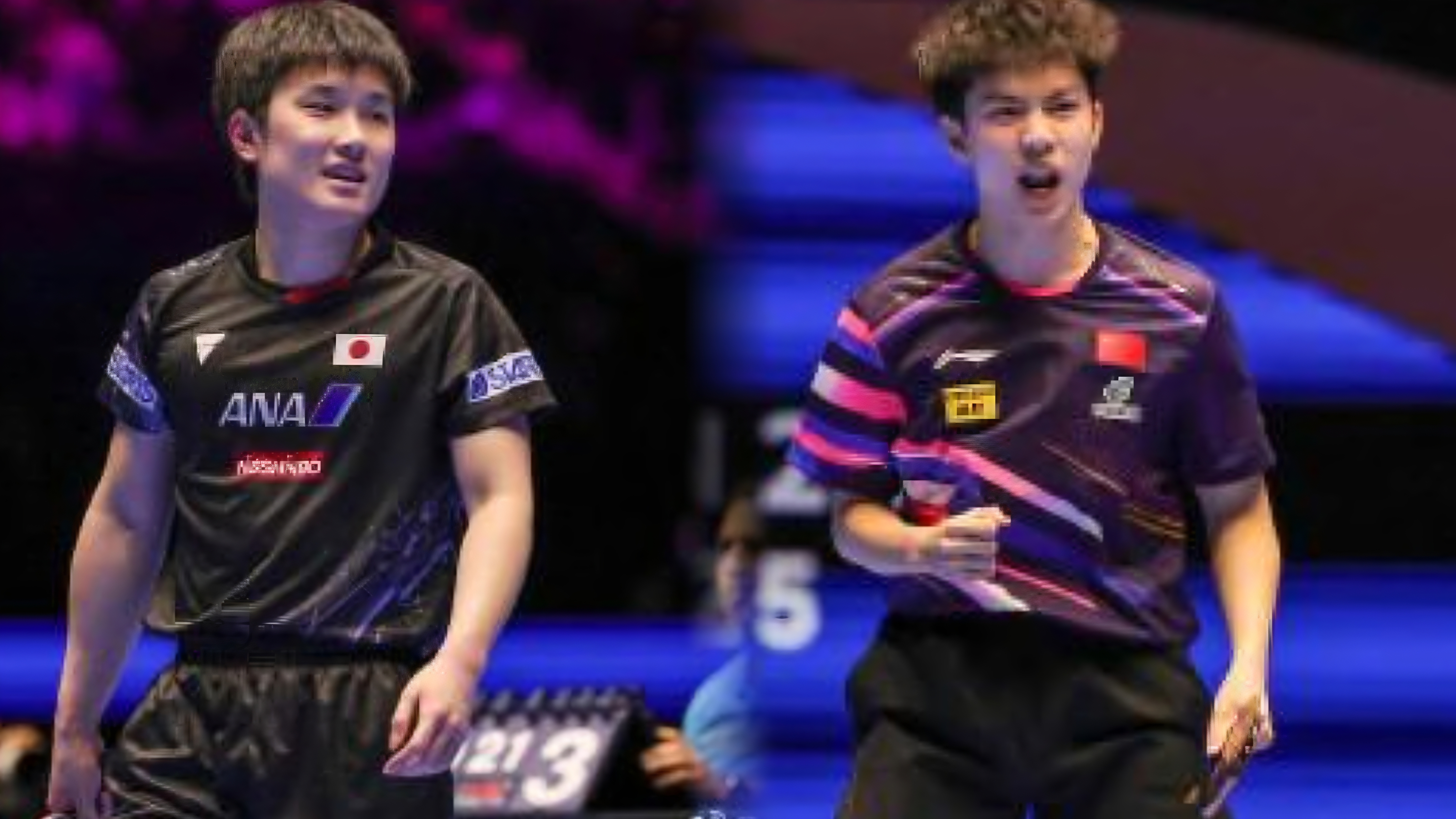 德国乒乓球队血洗韩国乒乓球队，张本智和绝境逆转